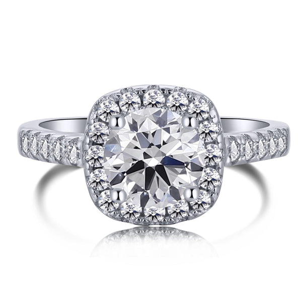 <ORIELL>Dazzling Resplendent Round Cut Wedding Ring
