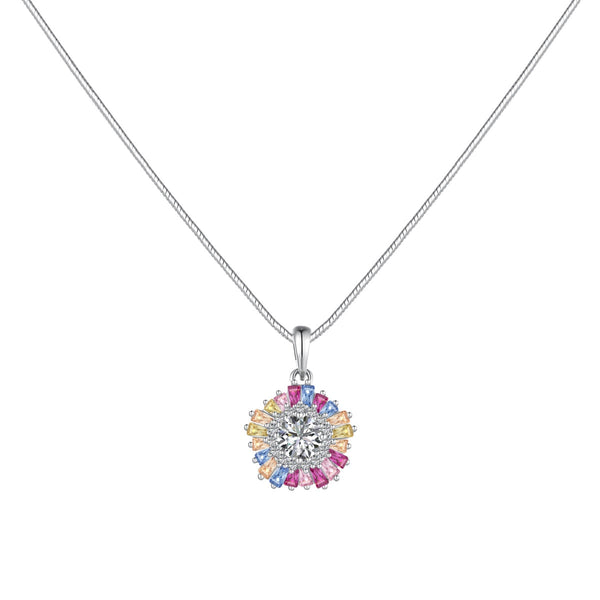 <ORIELL>Charming Flower Colorful Necklace