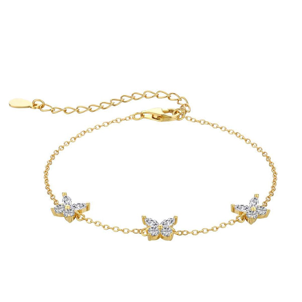 <ORIELL>Radiant Butterfly Shape Bracelet