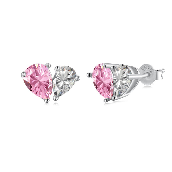 <ORIELL>Dazzling Elegant Heart Cut Lover Earrings