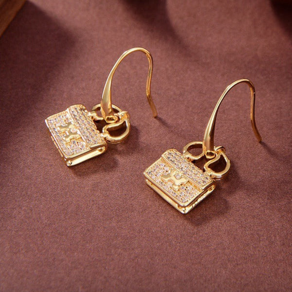 <ORIELL>KELLY DIAMOND EARRINGS