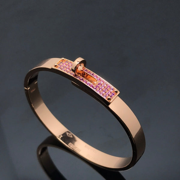 <ORIELL>KELLY BRACELET PINK DIAMOND