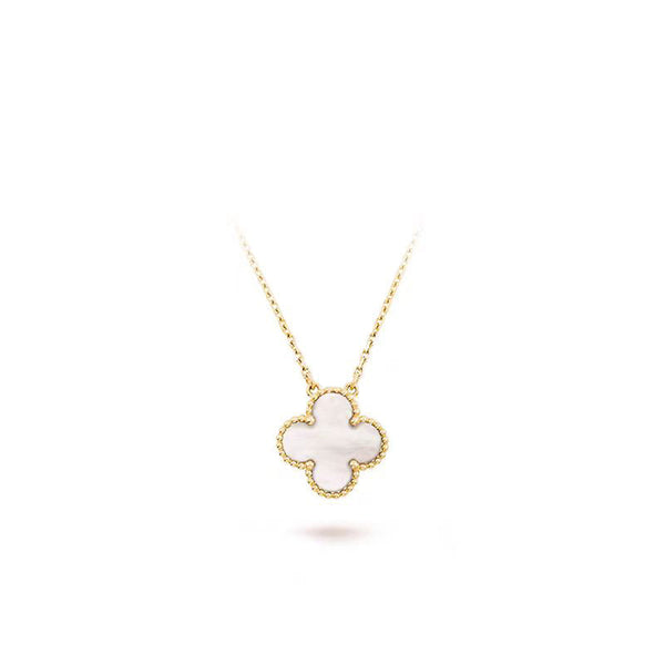 <ORIELL>CLOVER 15MM MEDIUM WHITE MOP NECKLACE