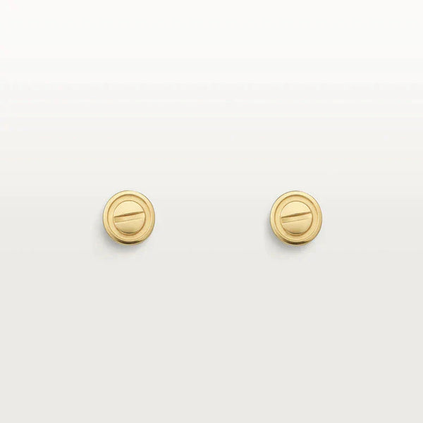 <ORIELL>LOVE EARRINGS GOLD 10MM