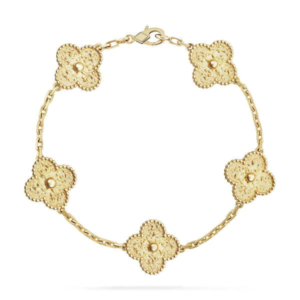 <ORIELL>CLOVER 5 MOTIFS BRONZING BRACELET