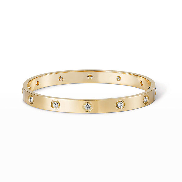 <ORIELL>LOVE BRACELET 6.1MM 10 DIAMONDS