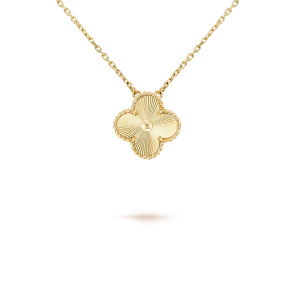 <ORIELL>CLOVER 15MM LASER NECKLACE
