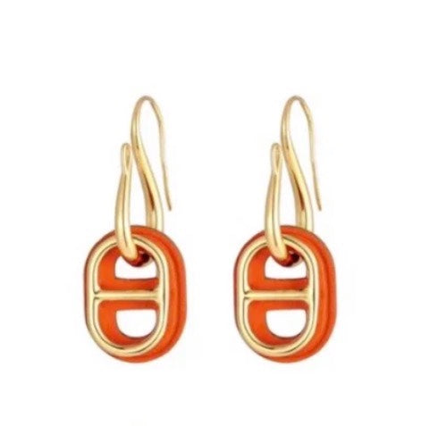<ORIELL>HM O'MAILLON GOLD EARRINGS