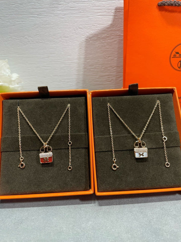 <ORIELL>H CIRCE MOISSANITE PENDANT NECKLACE GOLD