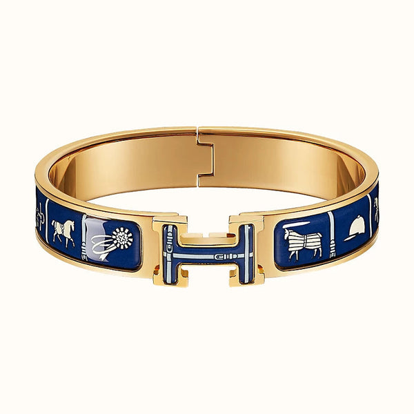 <ORIELL>H COUVERTURES DARK BLUE BRACELET