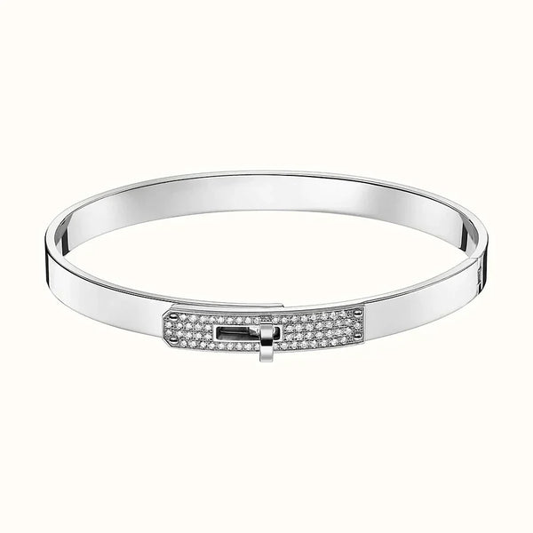 <ORIELL>KELLY SILVER DIAMOND BRACELET