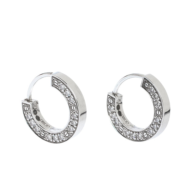 <ORIELL>LOVE DIAMOND EARRINGS