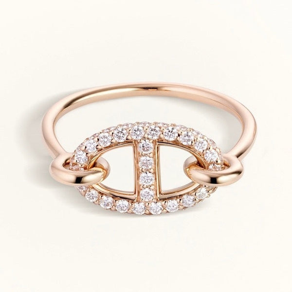<ORIELL>RONDE SMALL DIAMOND RING