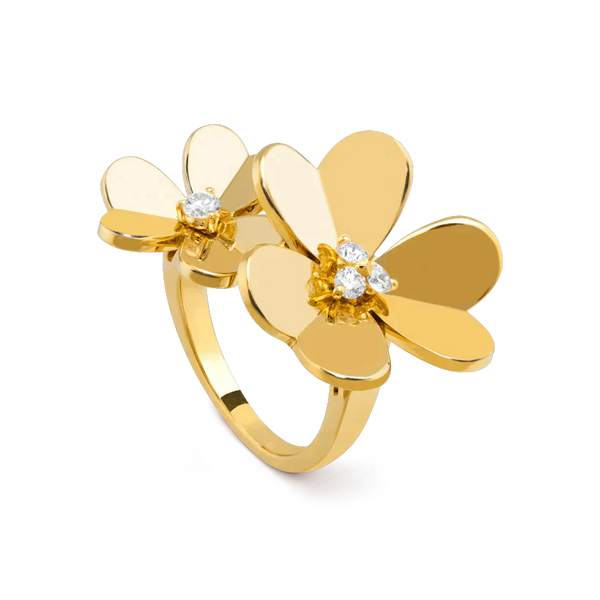 <ORIELL>CLOVER COMOS GOLD DIAMOND RING