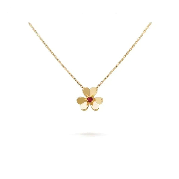 <ORIELL>FRIVOLE GOLD FLOWER NECKLACE