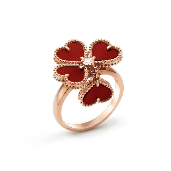 <ORIELL>SWEET CLOVER CARNELIAN RING
