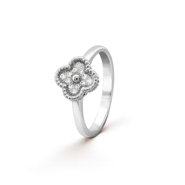 <ORIELL>CLOVER DIAMOND RING