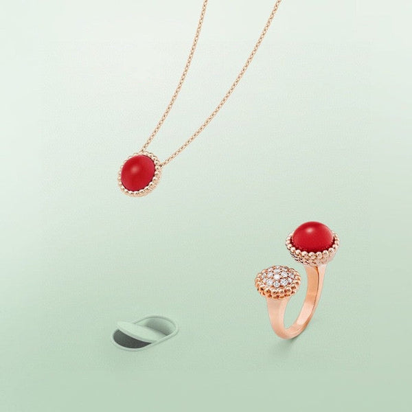 <ORIELL>PERLEE COULEURS DIAMOND ROSE GOLD BETWEEN THE FINGER RING