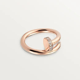 <ORIELL>JUSTE RING 2.65MM PINK GOLD DIAMOND