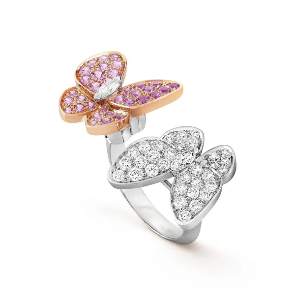 <ORIELL>TWIN BUTTERFLY DIAMOND RING